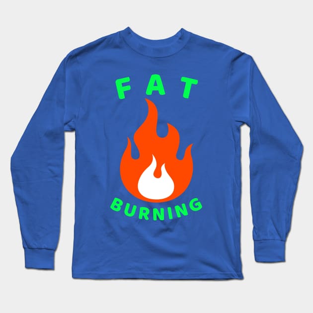 Fat burning gym workout. Long Sleeve T-Shirt by MoodsFree